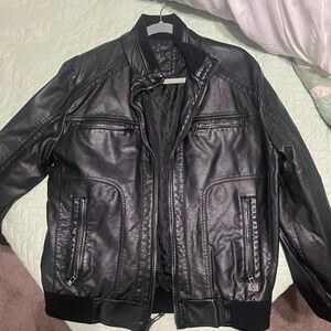 Calvin Klein Black Bomber Jacket